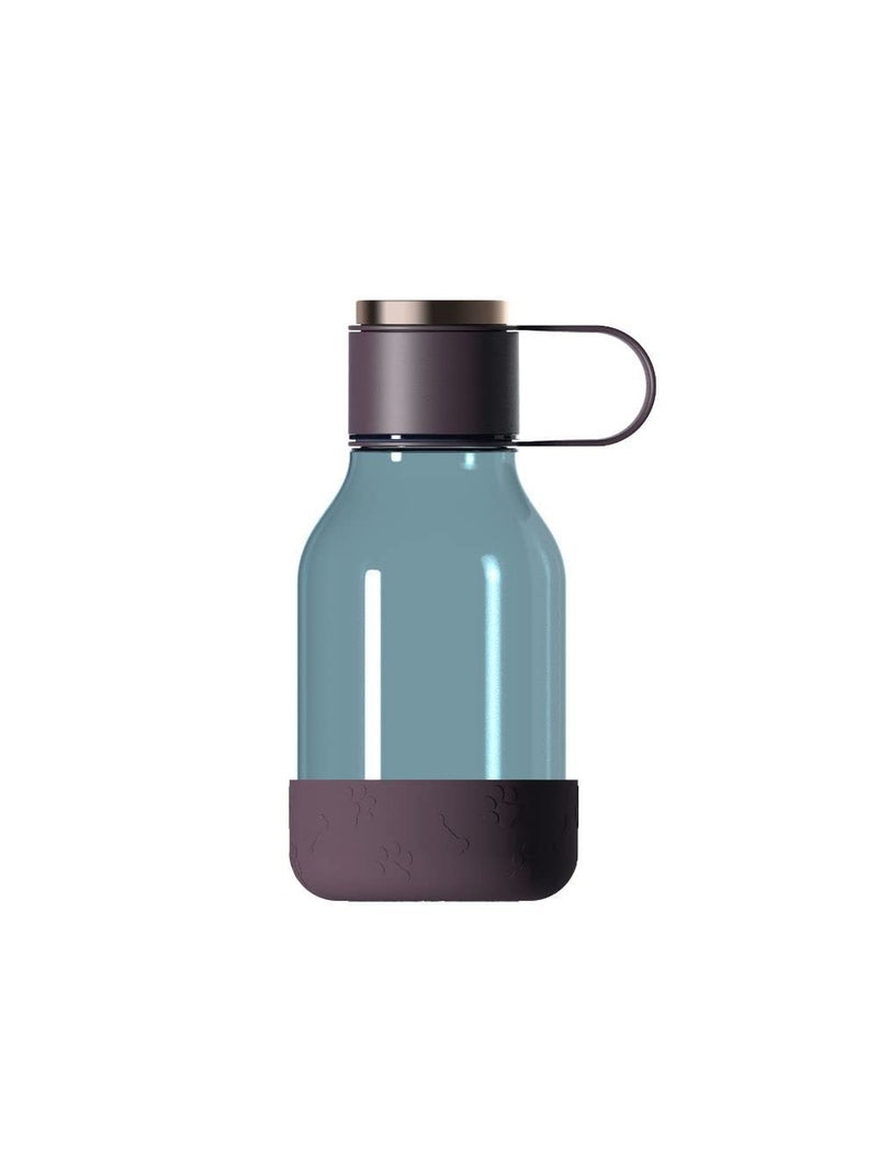 Asobu Buddy Bottle a Stainless Steel Insulated Water Bottle for with Removable Dog Water Bowl and Dog Food and Treat Storage Bowl (Burgandy, Tritan 50 oz Water Bottle with Bowl)